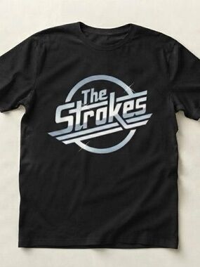 Gildan  Black Graphic Tee Logo T-Shirt